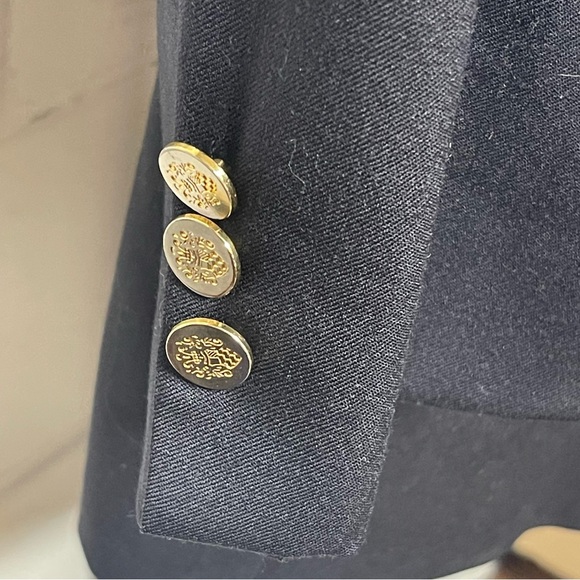 Vintage TINO Pure Virgin Wool Blazer Made in Canada Gold Crest Buttons Men’s 44R - Picture 3 of 12